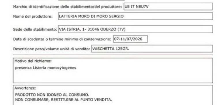 formaggi-al-tartufo-ritirati-per-rischio-listeria,-l’avviso-del-ministero