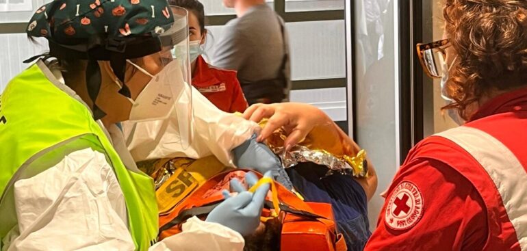 al-san-camillo-esercitazione-per-maxi-emergenza,-simulato-un-crollo